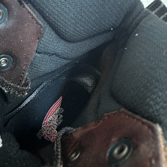 RED WING Women's 8.5 Sturdy Leather Steel Toe Safety Boots Ankle Support - Picture 10 of 11